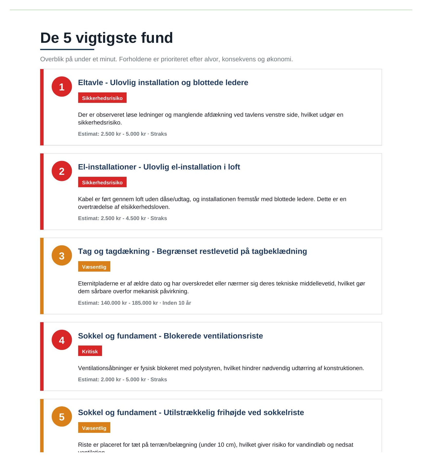 De 5 vigtigste fund fra en NORRFAL køberrådgivningsrapport